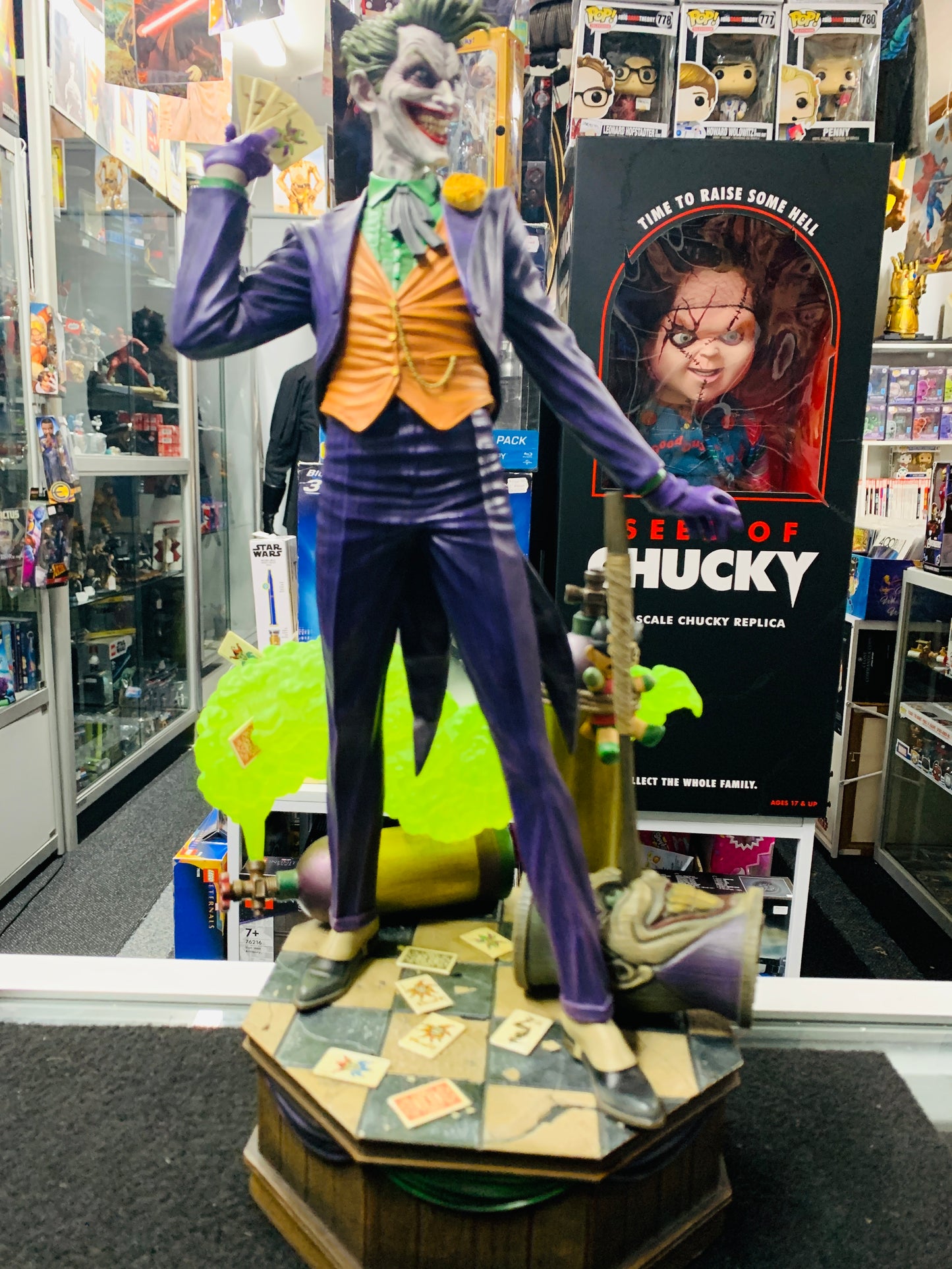 The joker tweeterhead porcelain cold cast no box