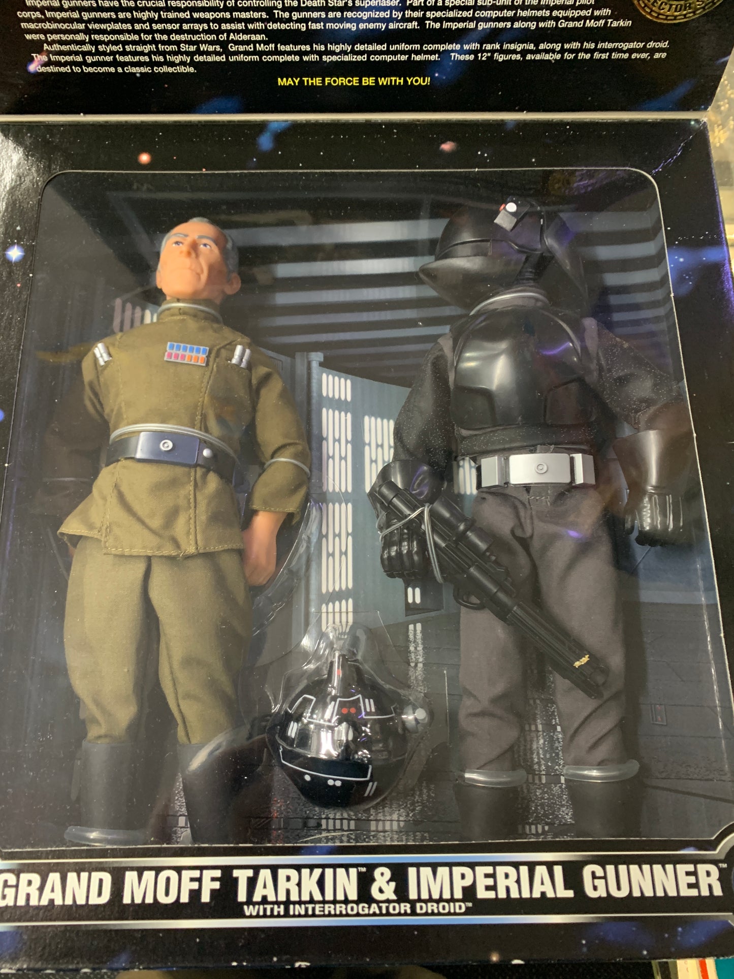 Star Wars collector series imperial gunner and cran moff tarkin kenner 1997