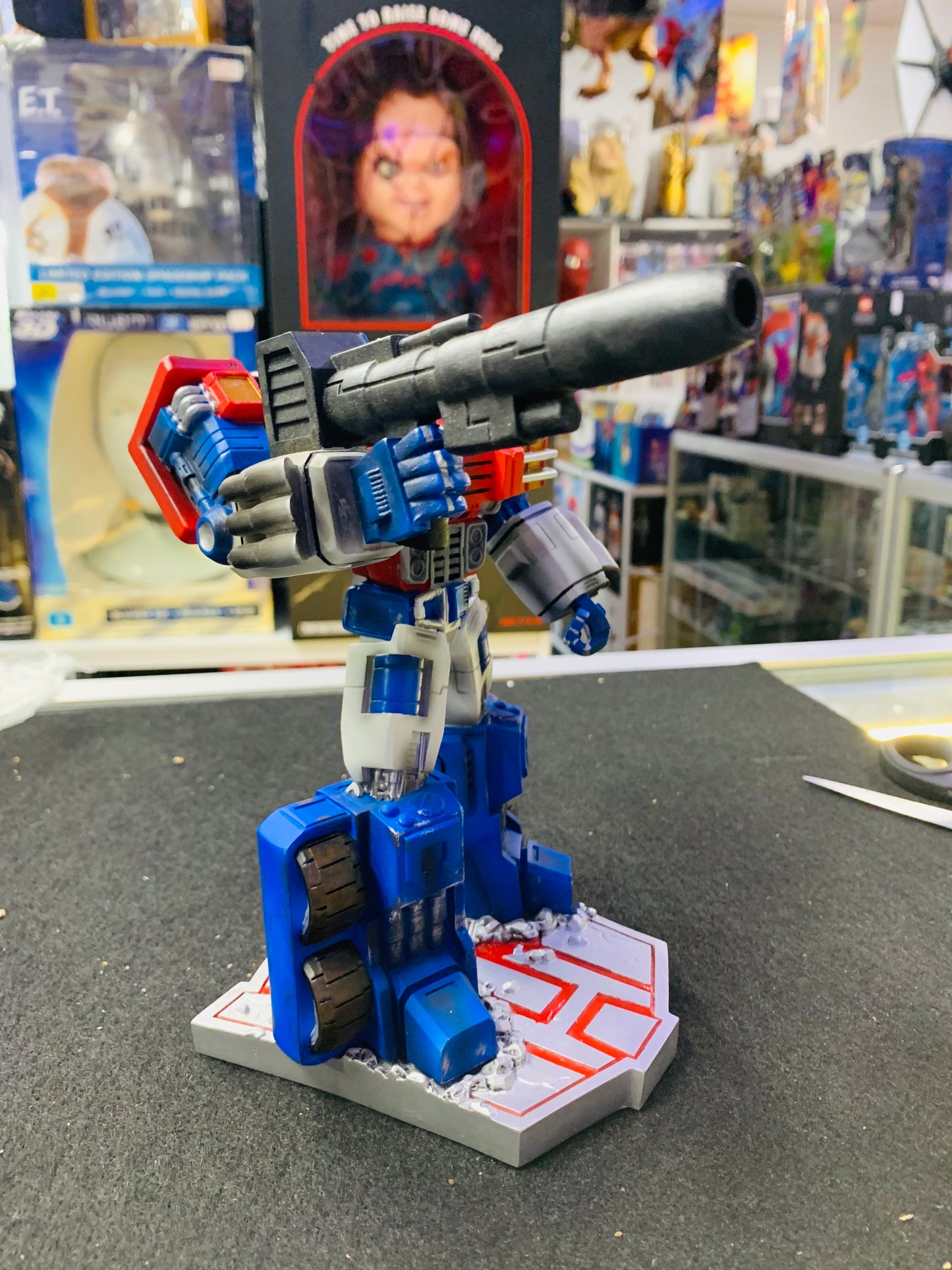 Transformers Optimus prime solid statue 1285/1500 limited