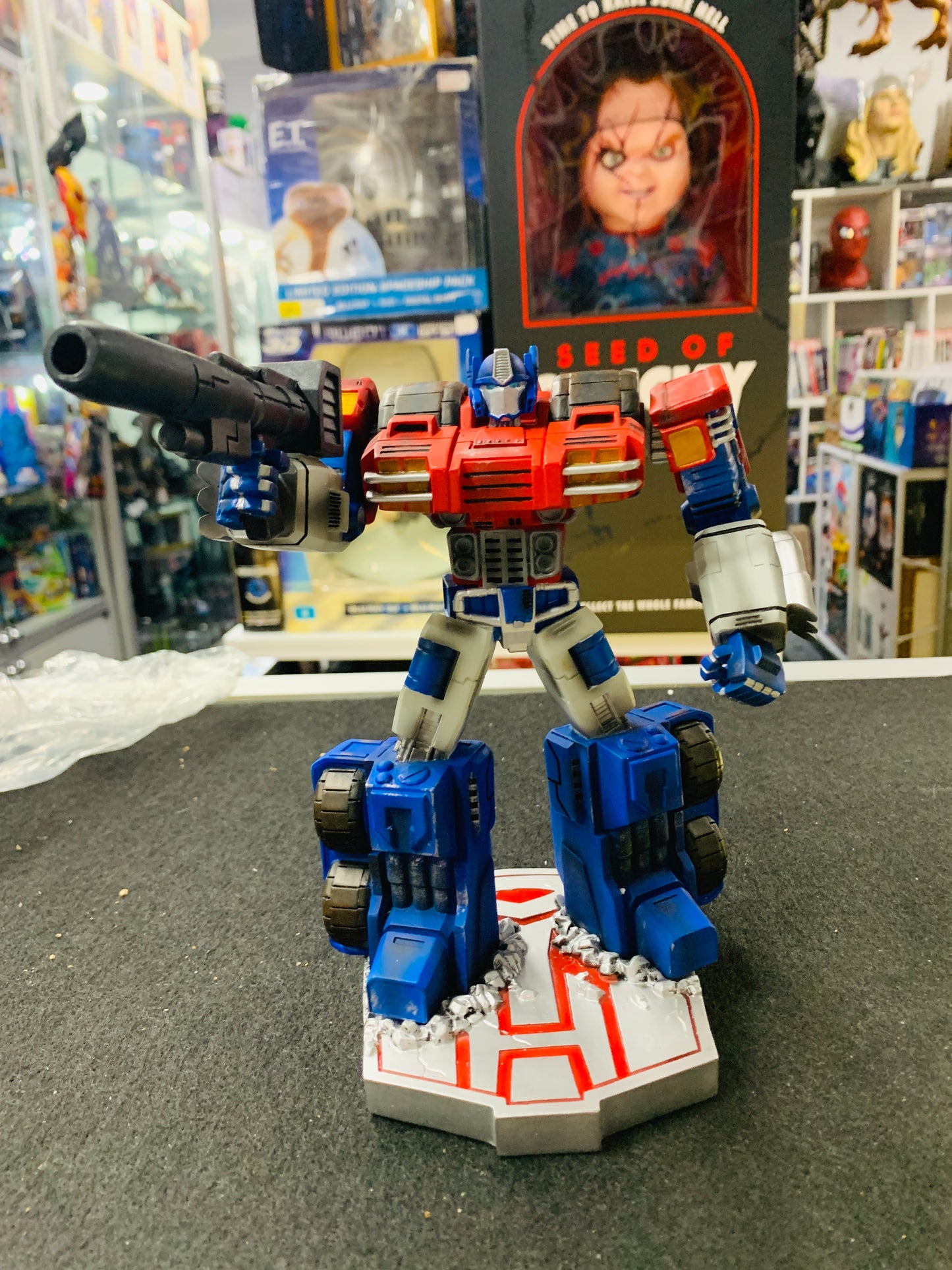 Transformers Optimus prime solid statue 1285/1500 limited
