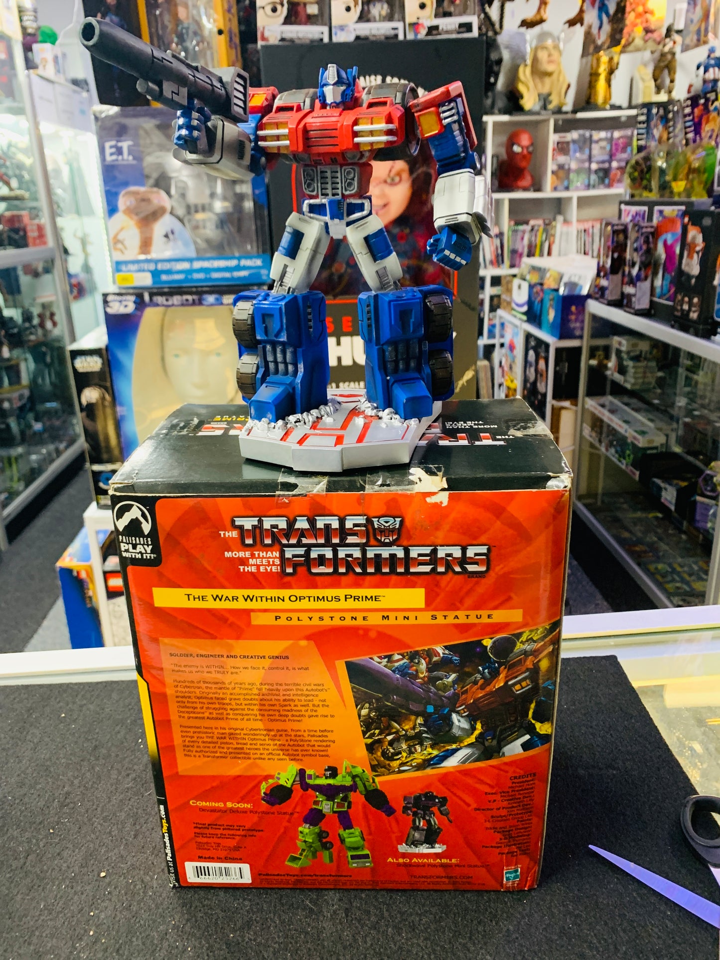Transformers Optimus prime solid statue 1285/1500 limited
