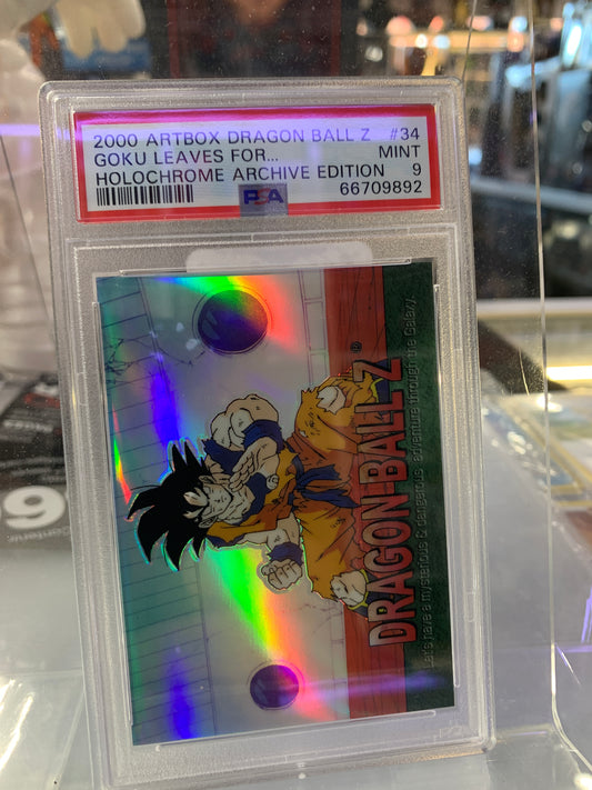 PSA 2000 artbox dragon ball Z Goku leaves