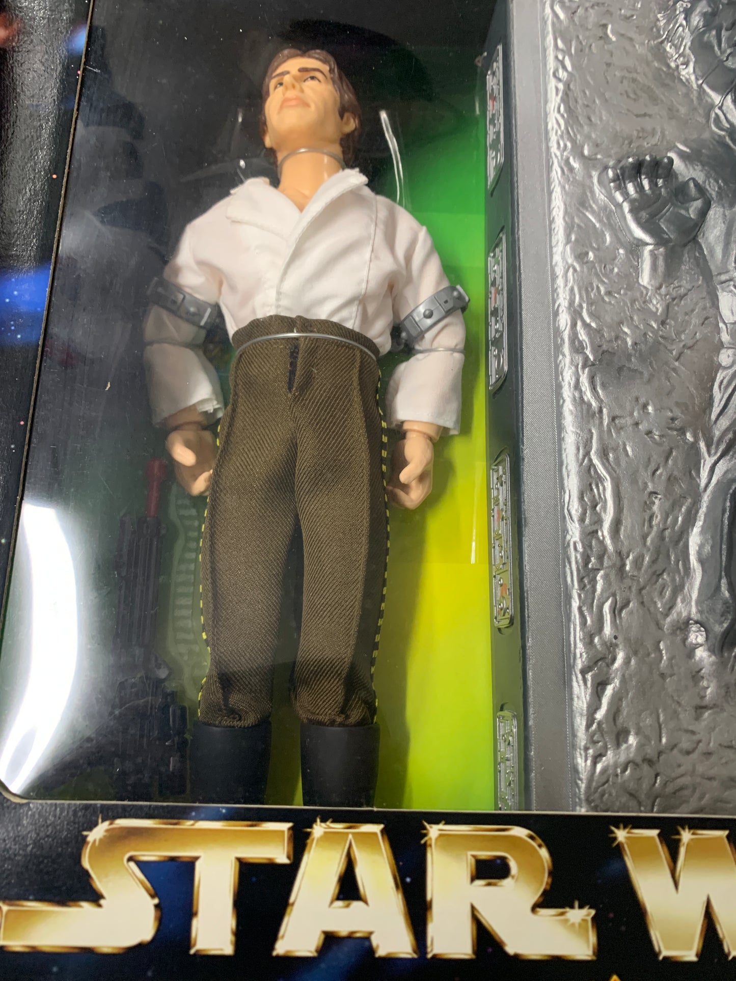 Star Wars collectors series Han Solo Carbonite Block 1998 kenner