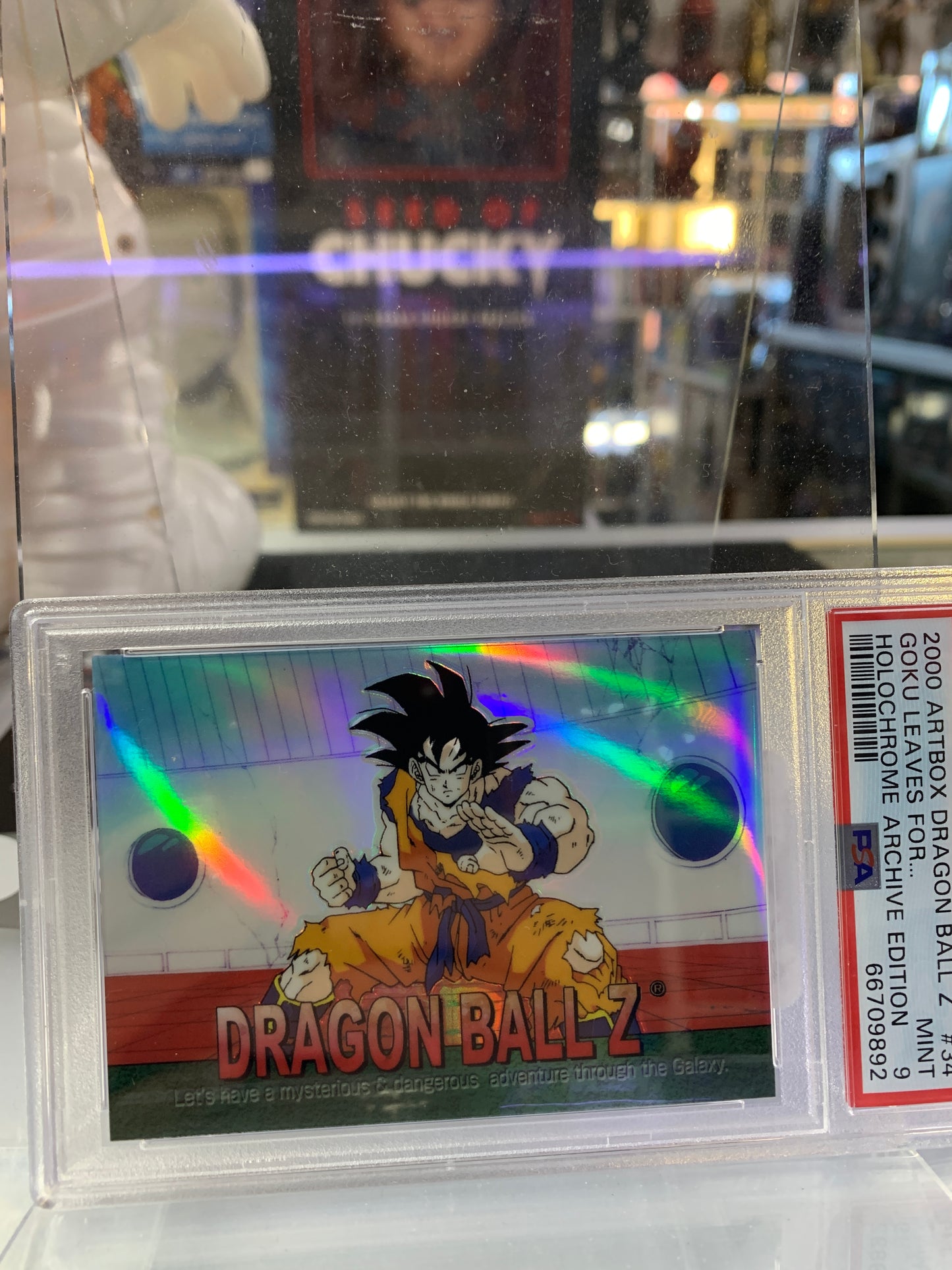 PSA 2000 artbox dragon ball Z Goku leaves