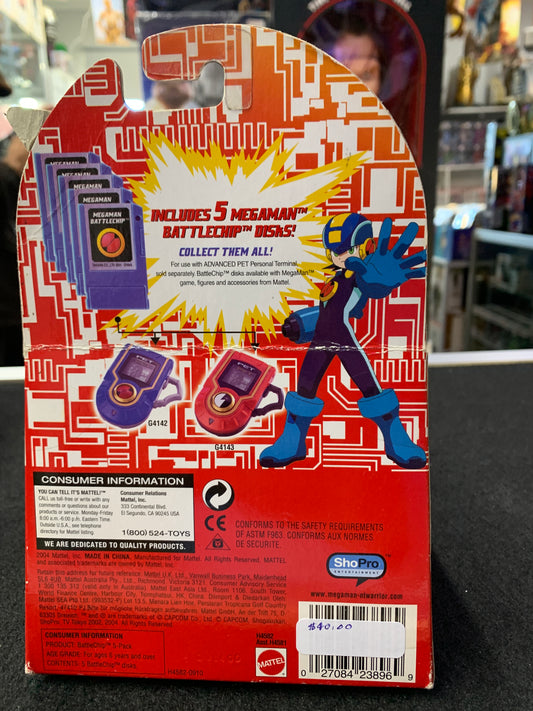 Megaman NT Warrior Battlechip 5 pack 2004