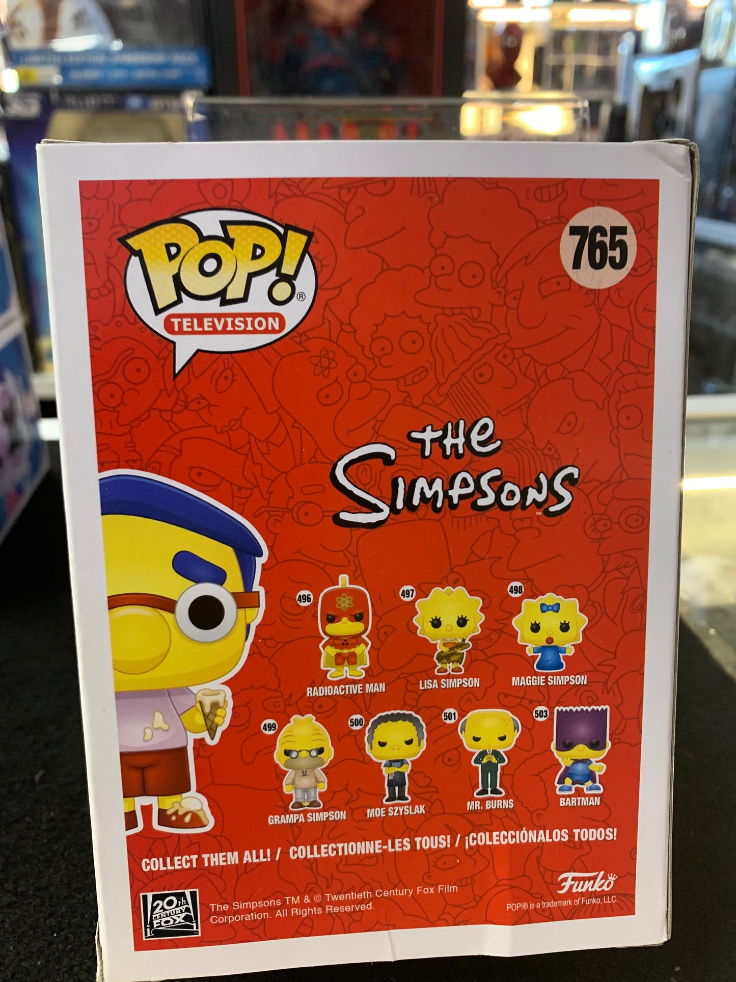 Pop funko the Simpsons 765 Milhouse