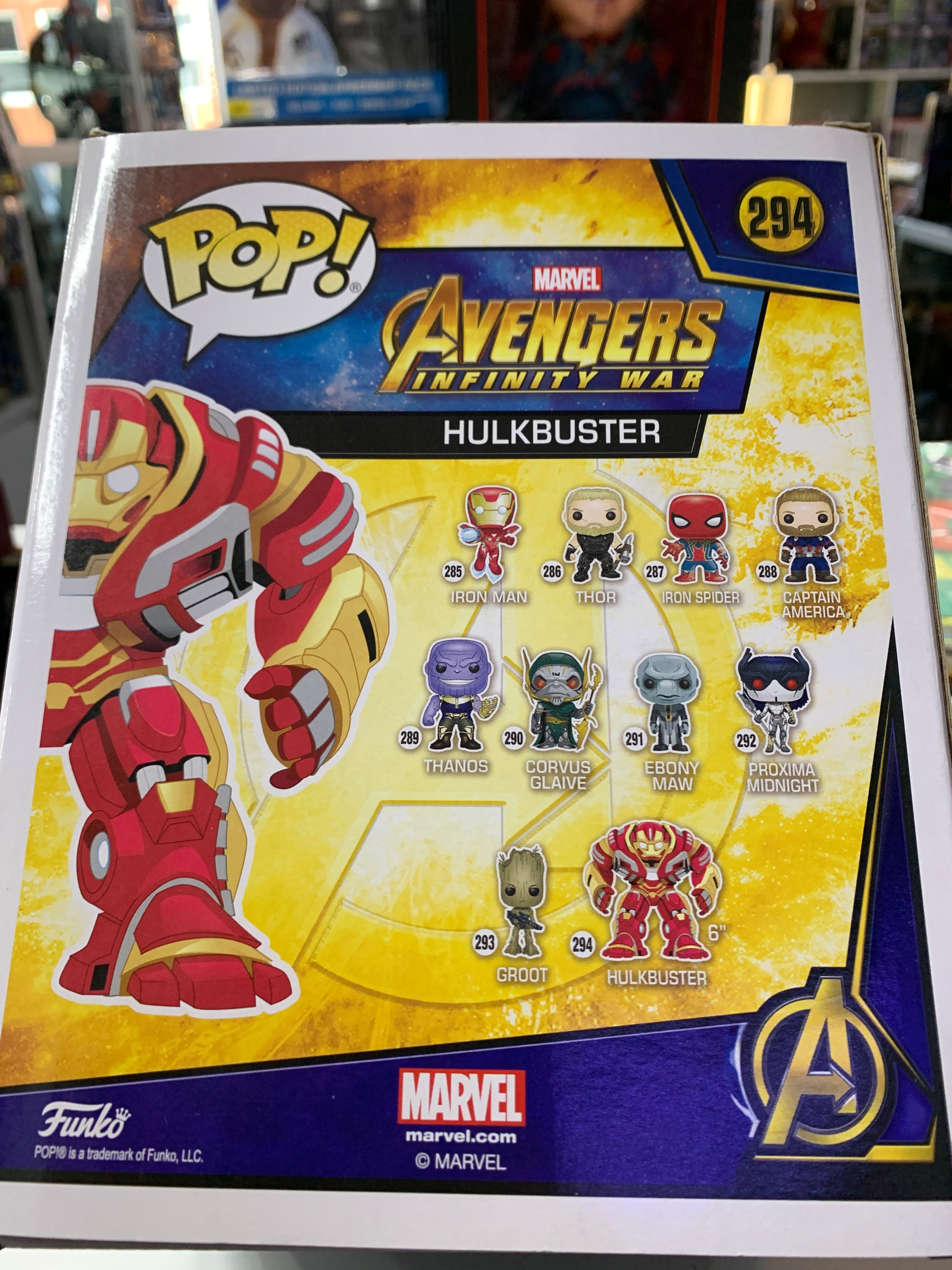 hulkbuster pop vinyl