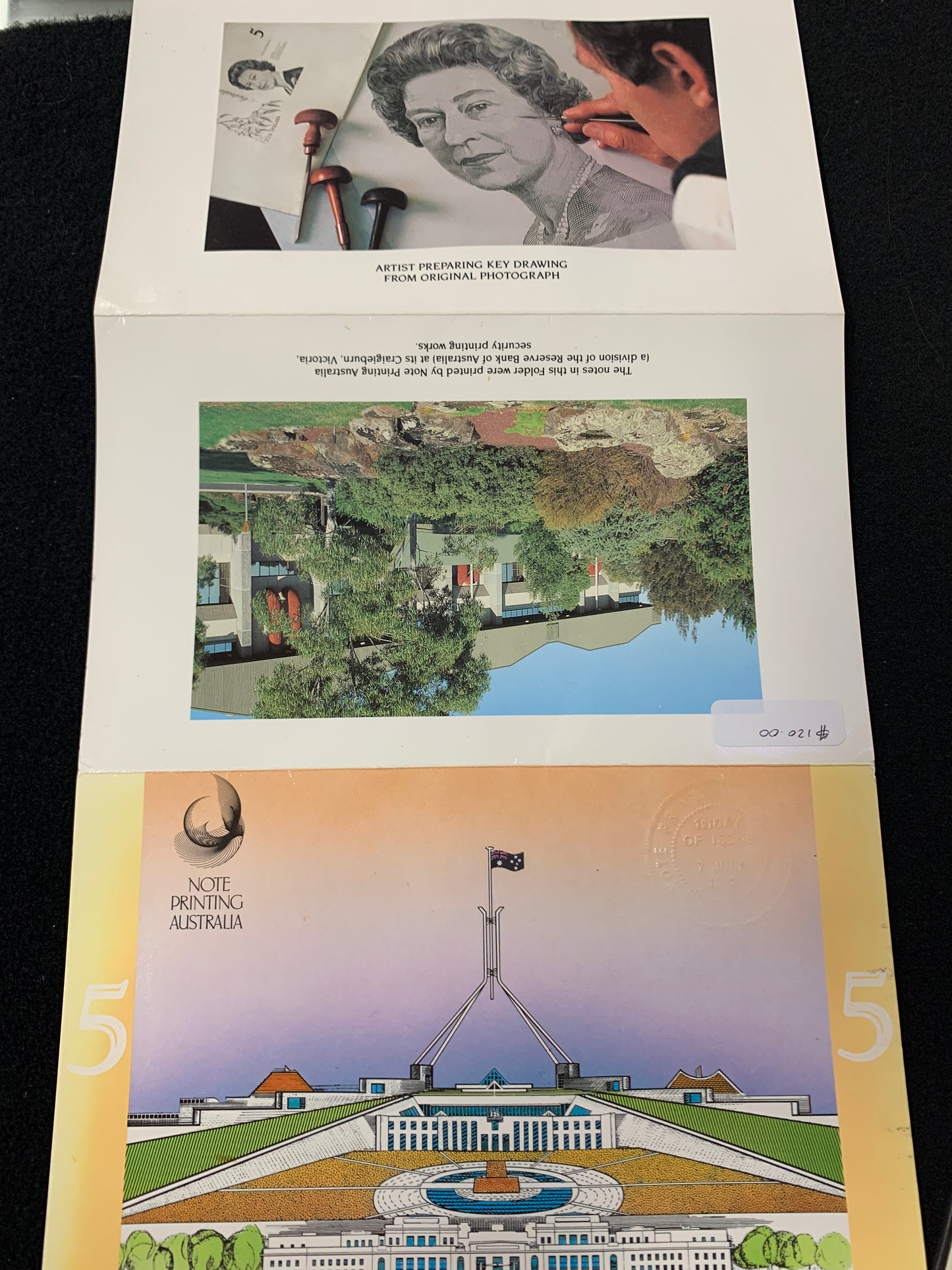 Note printing Australia $5 notes