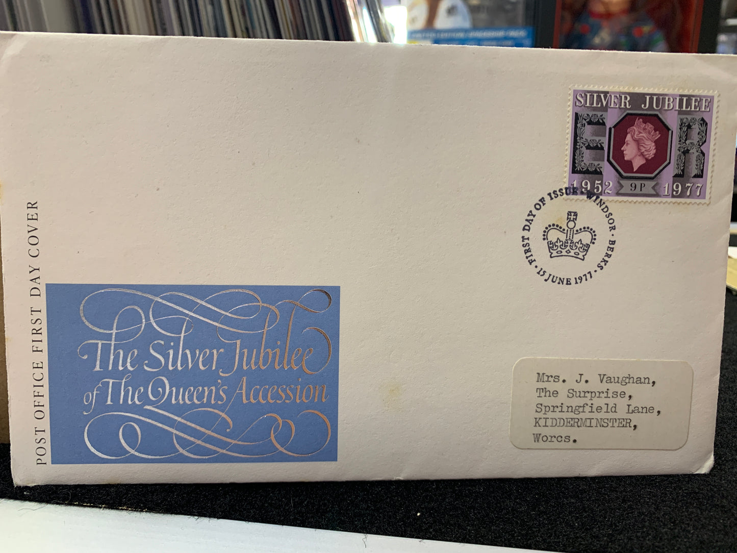 Post office first day cover the silver jubilee