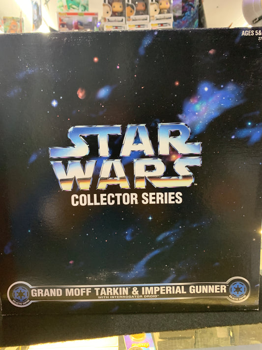 Star Wars collector series imperial gunner and cran moff tarkin kenner 1997