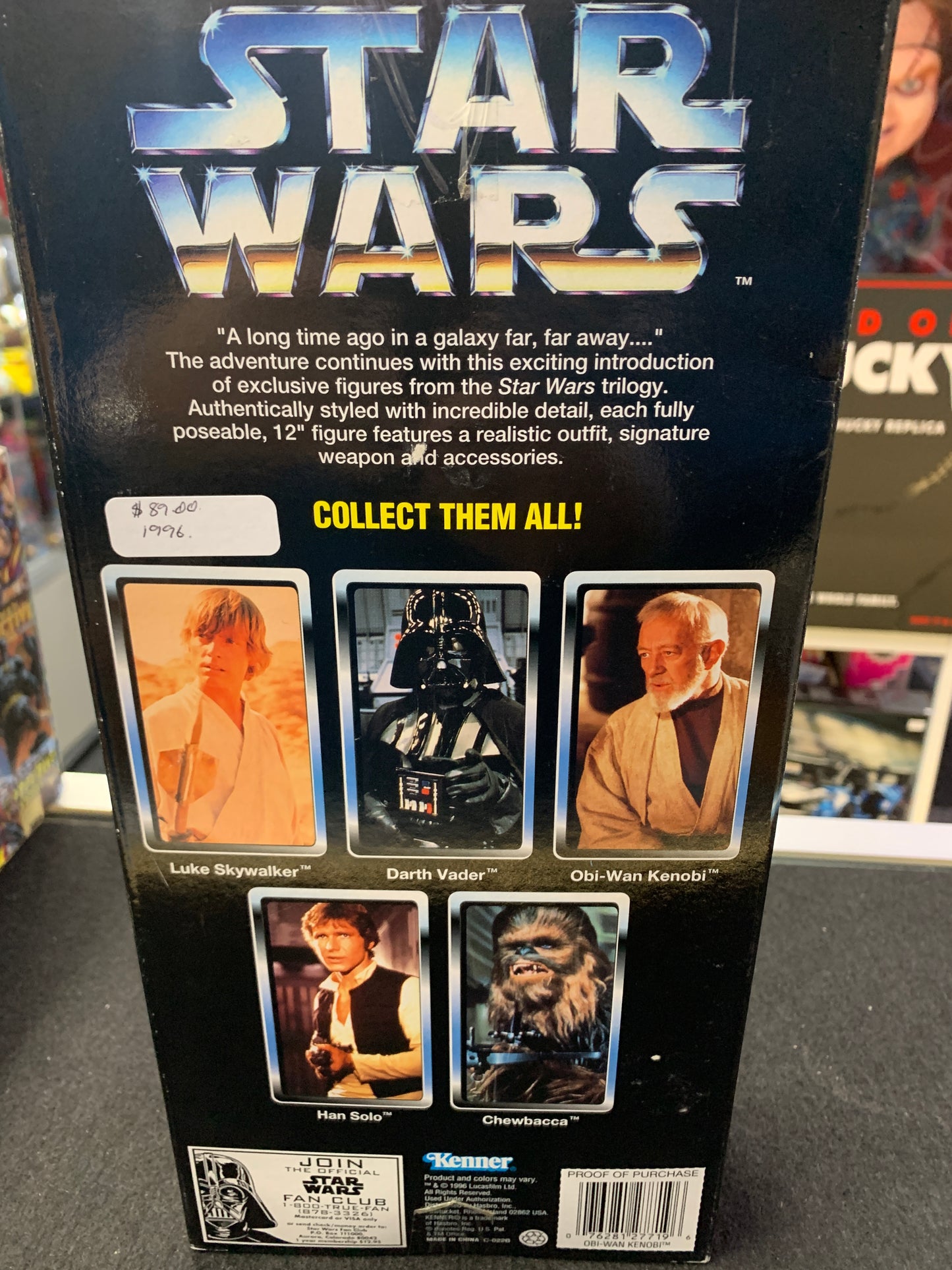 Star wars collector series Obi wan kenobi 1996 kenner