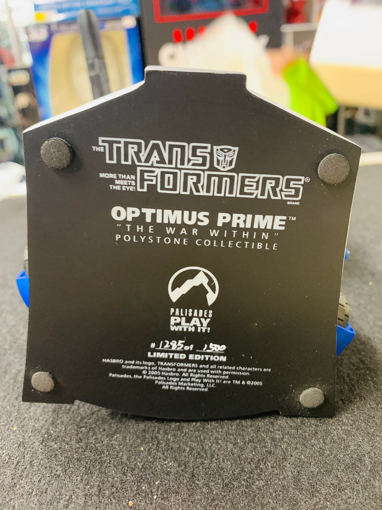 Transformers Optimus prime solid statue 1285/1500 limited