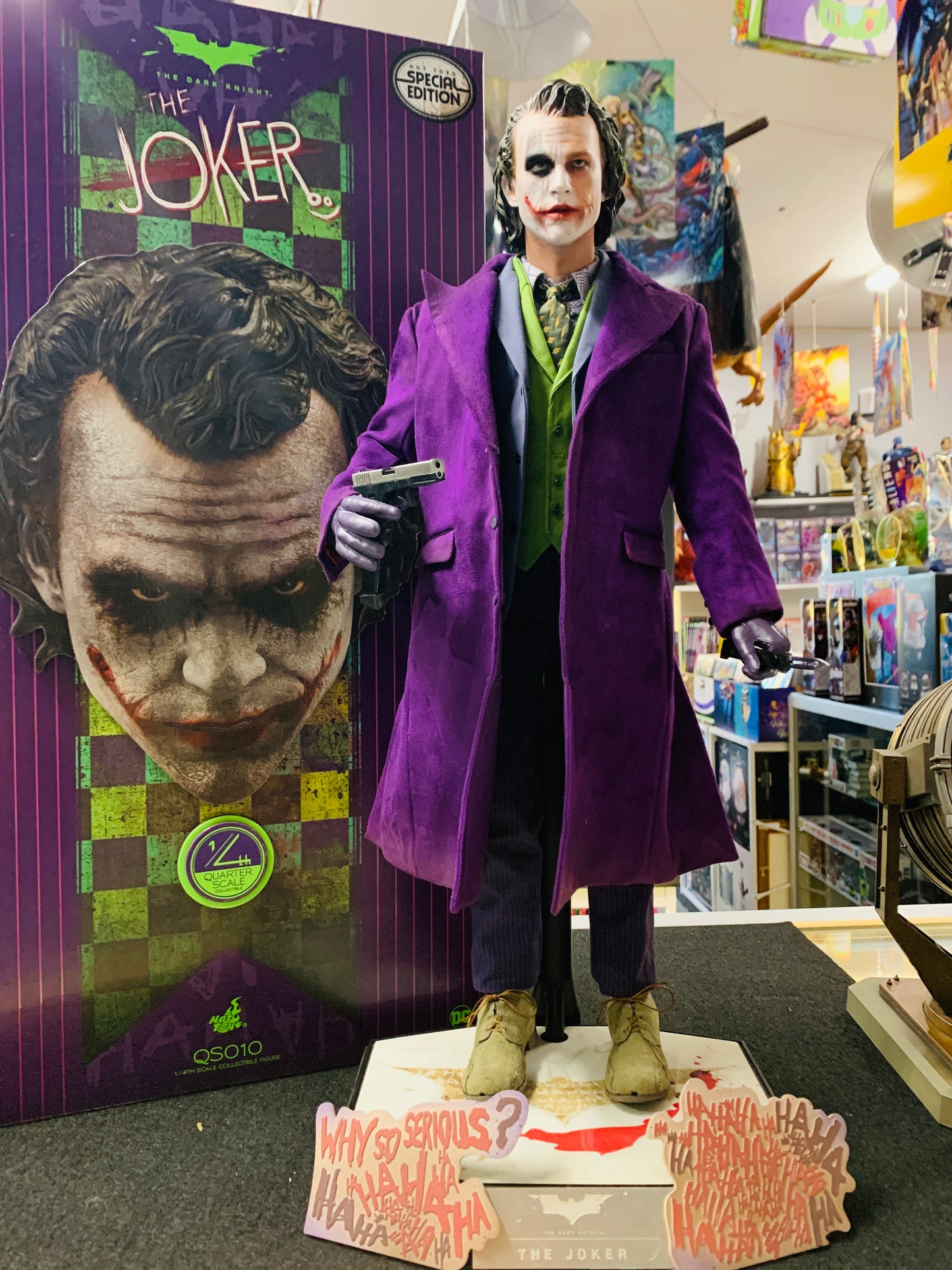 The Dark Knight The Joker special edition two heads masterpiece