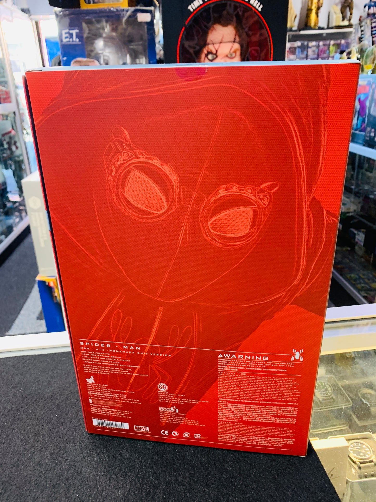 Spiderman Hottoys MMS414 home Coming two heads