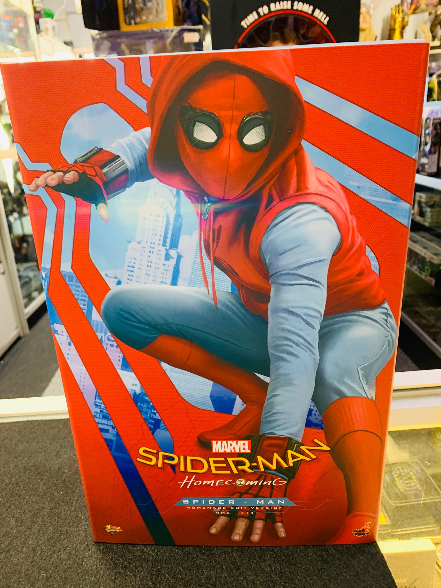 Spiderman Hottoys MMS414 home Coming two heads