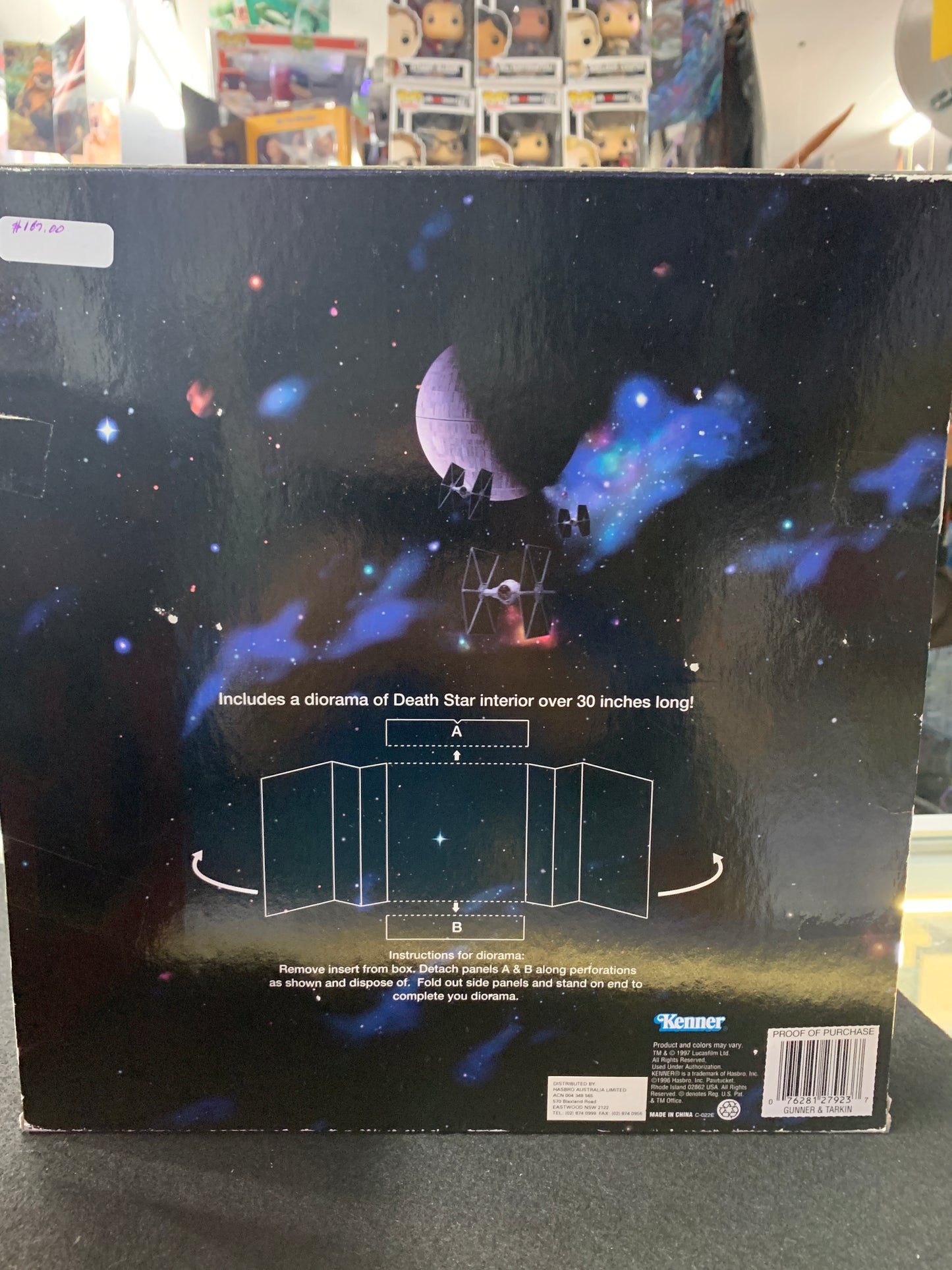 Star Wars collector series imperial gunner and cran moff tarkin kenner 1997