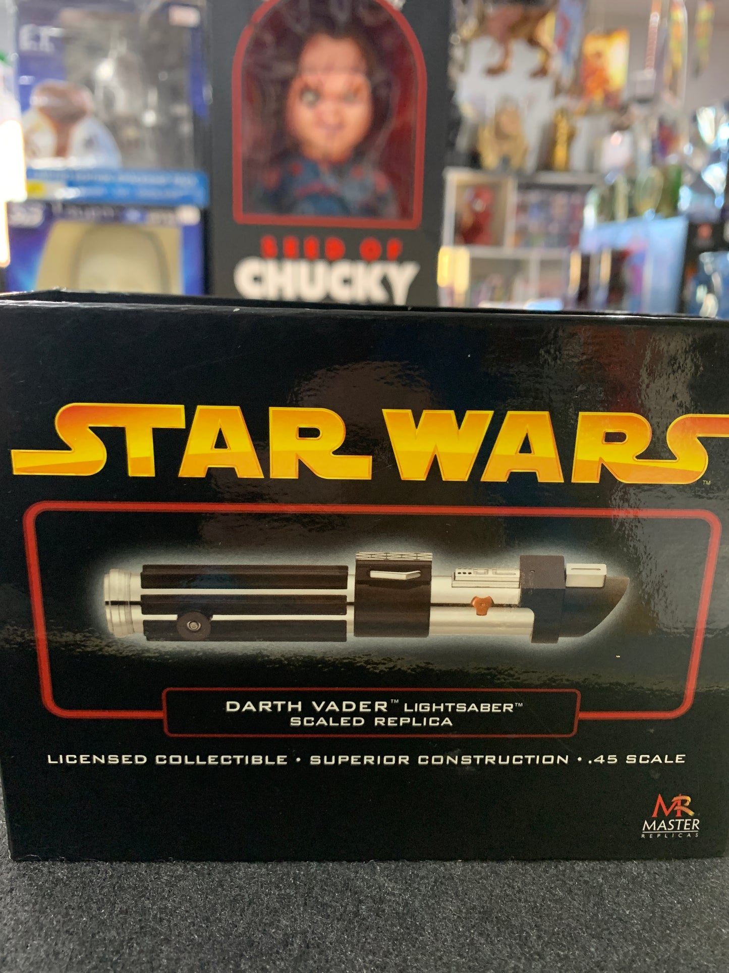 Star Wars master replica Darth Vader mini light saber