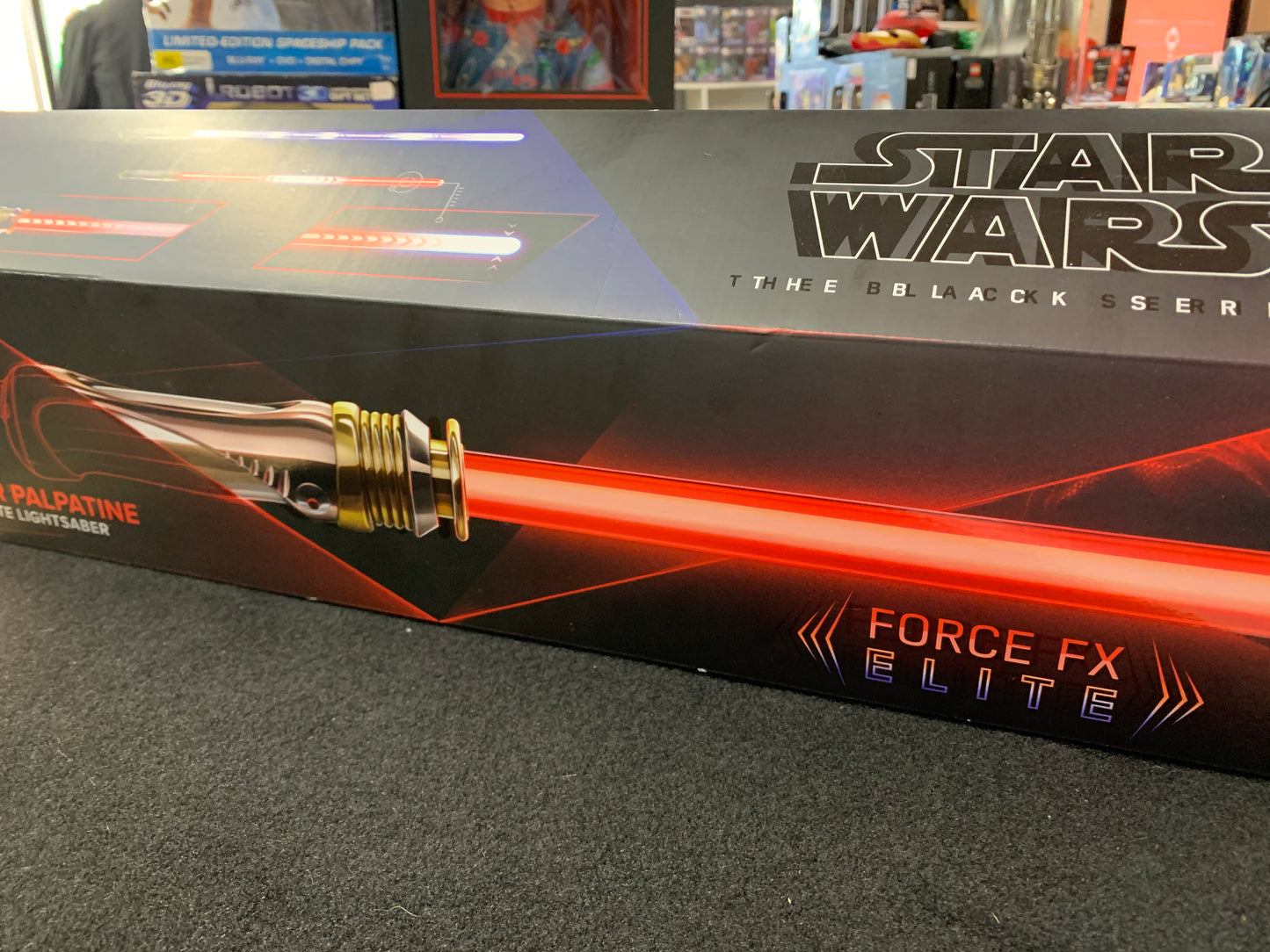 Star Wars the black series light saber the emperor palpatine