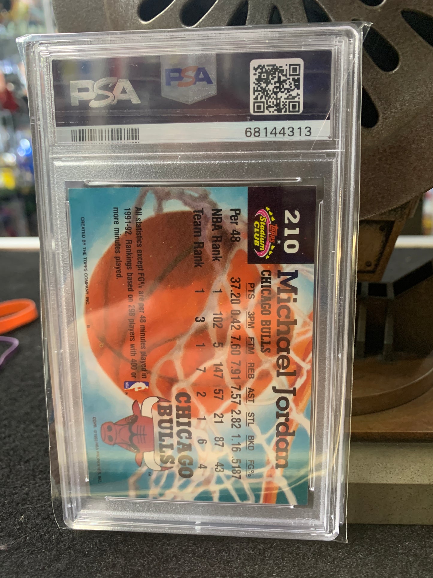 Michael Jordan 1992 graded card