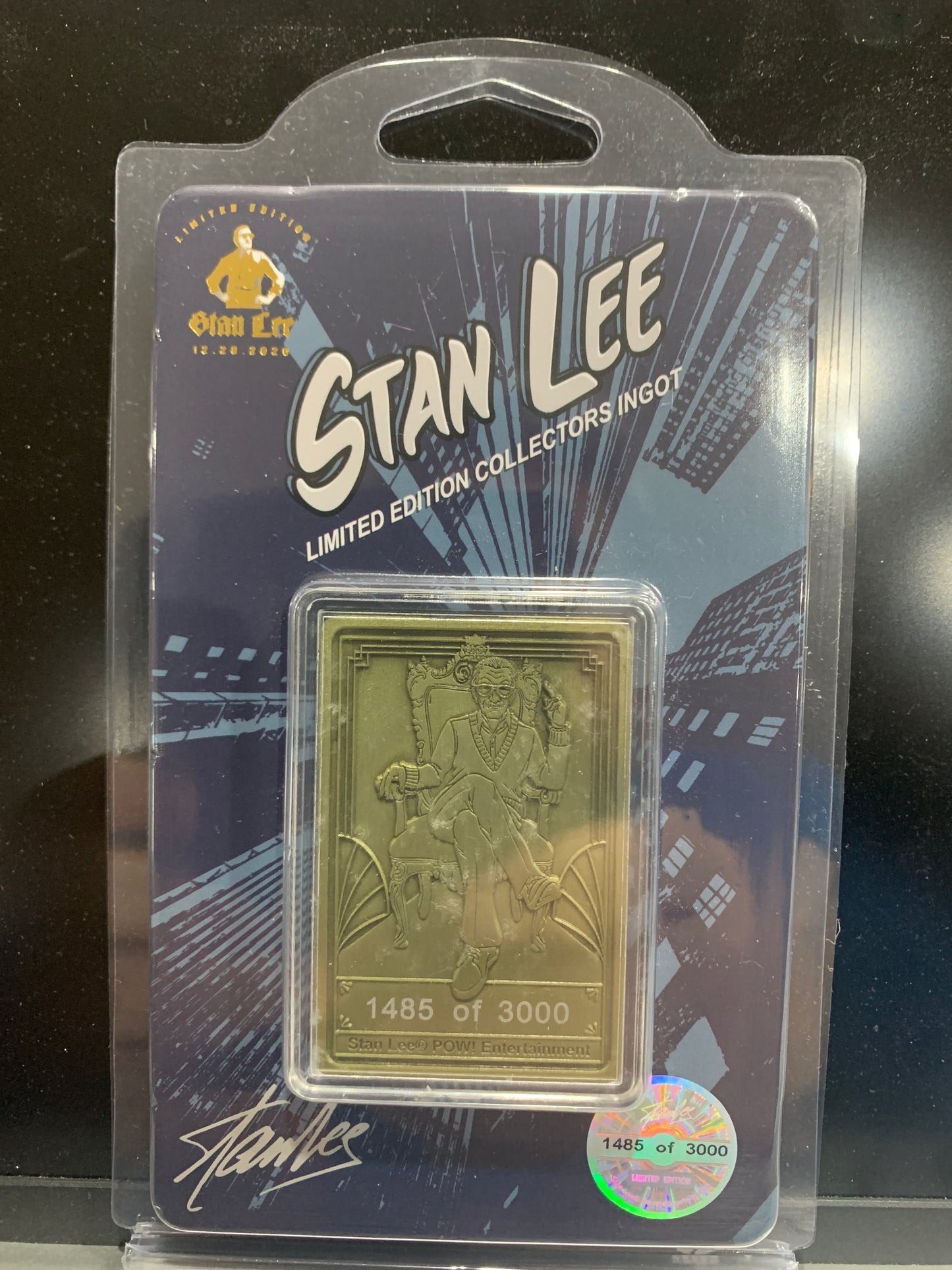 Stan Lee limited edition collectors ingot 1485/3000