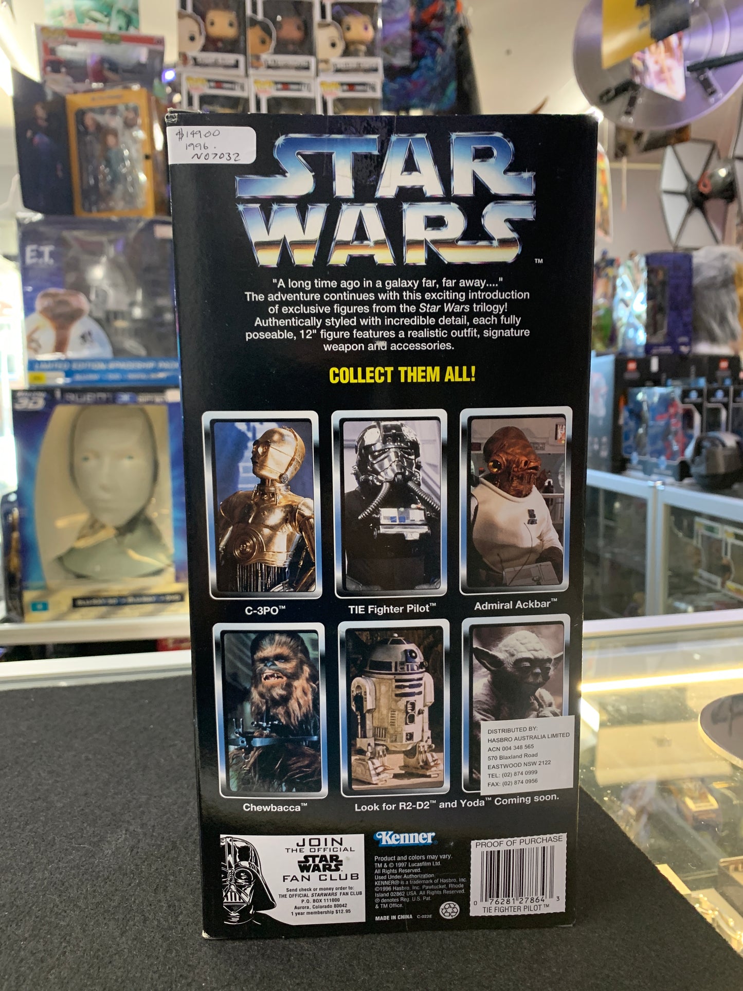 Star Trek collector series the fighter pilot 1996 kenner