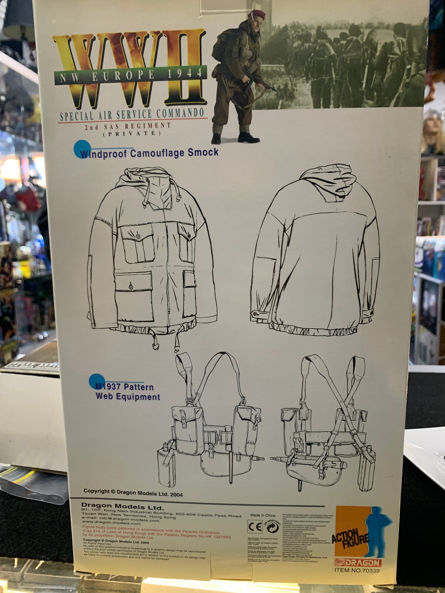 WW2 NW Europe 1944 special air service commando Oscar Mckinnon