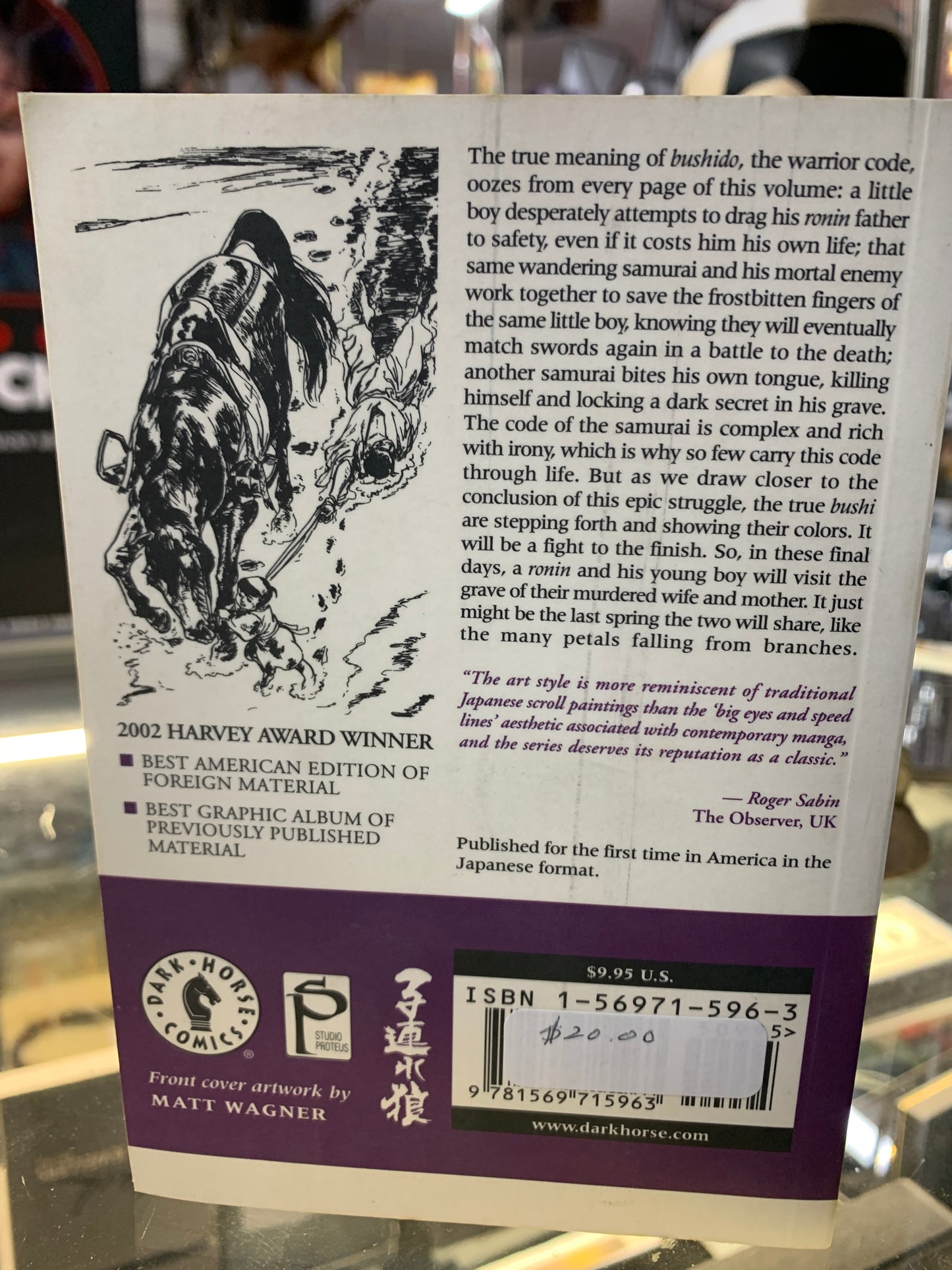 Lone wolf and Cub volume 24 in these small hands