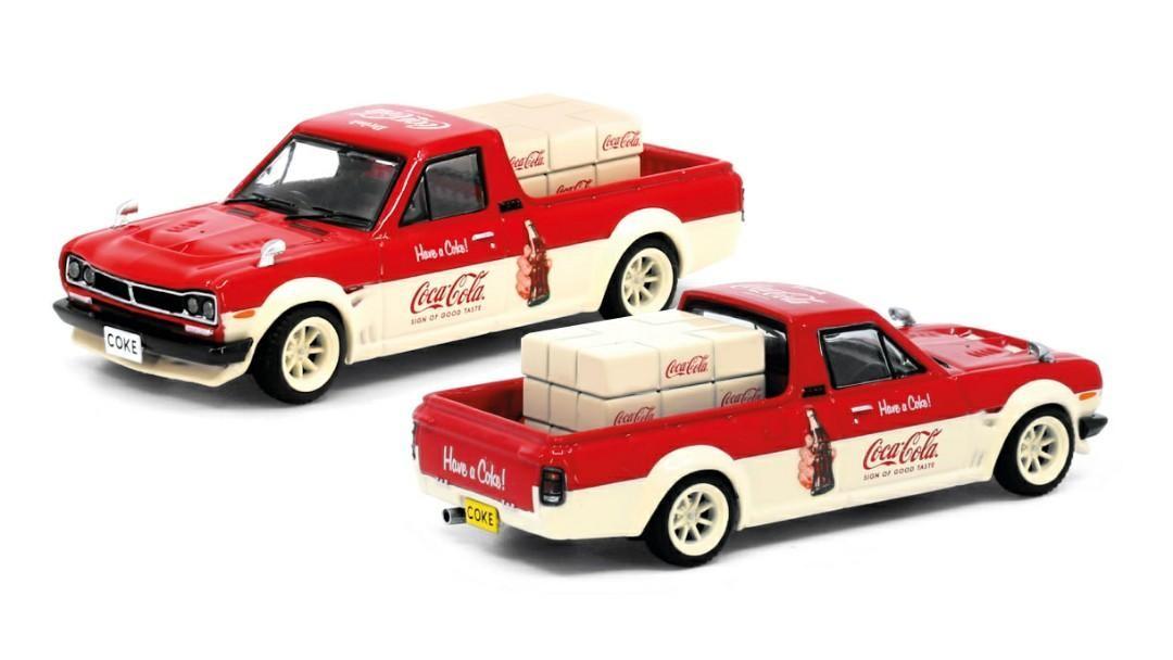 Inno 1/64 Nissan Datsun Hakotora Truck Coca Cola Coke Limited - N08819