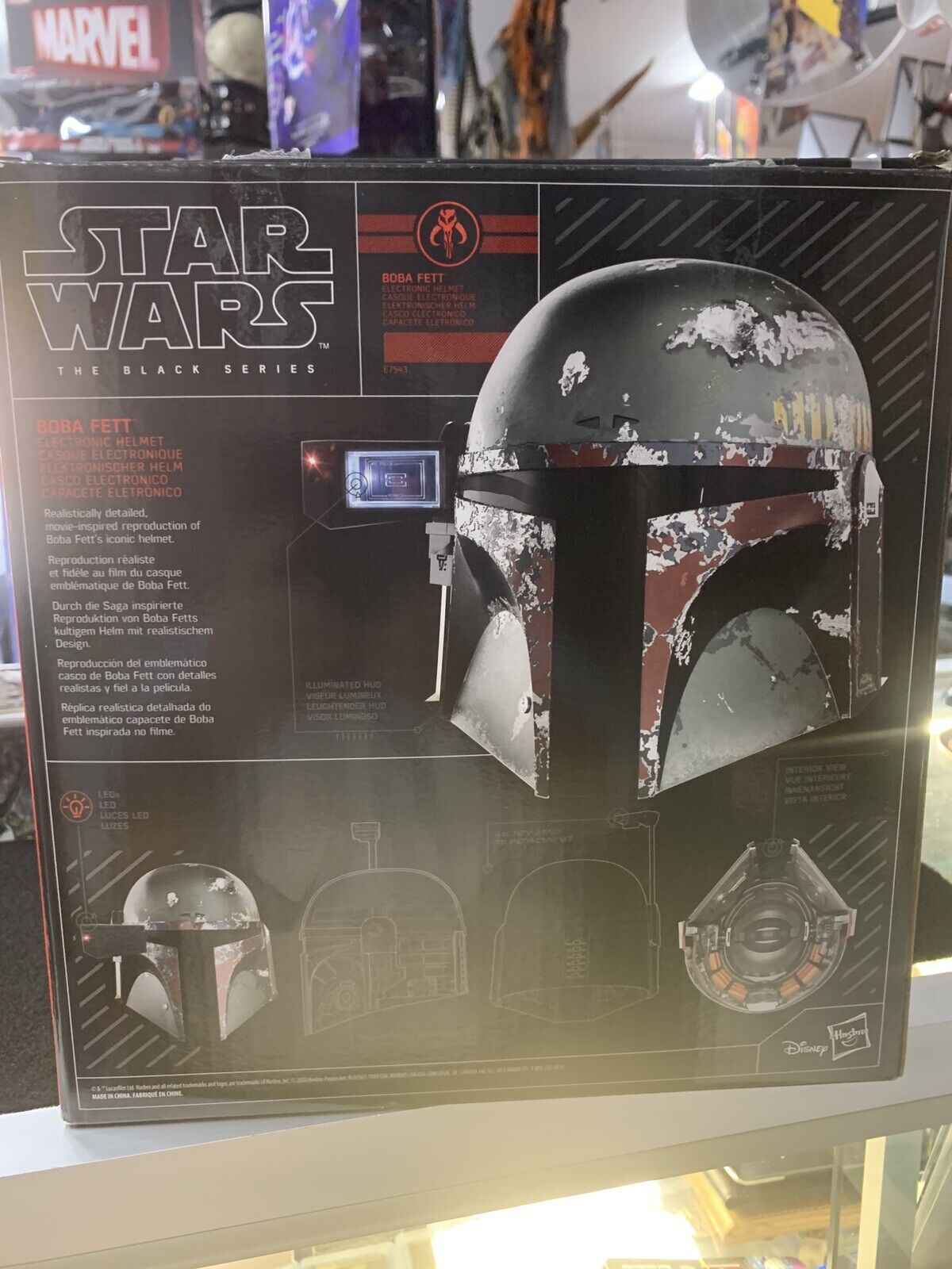 Star Wars Boba Fett The Black Series Re-armored Helmet Item - N06580
