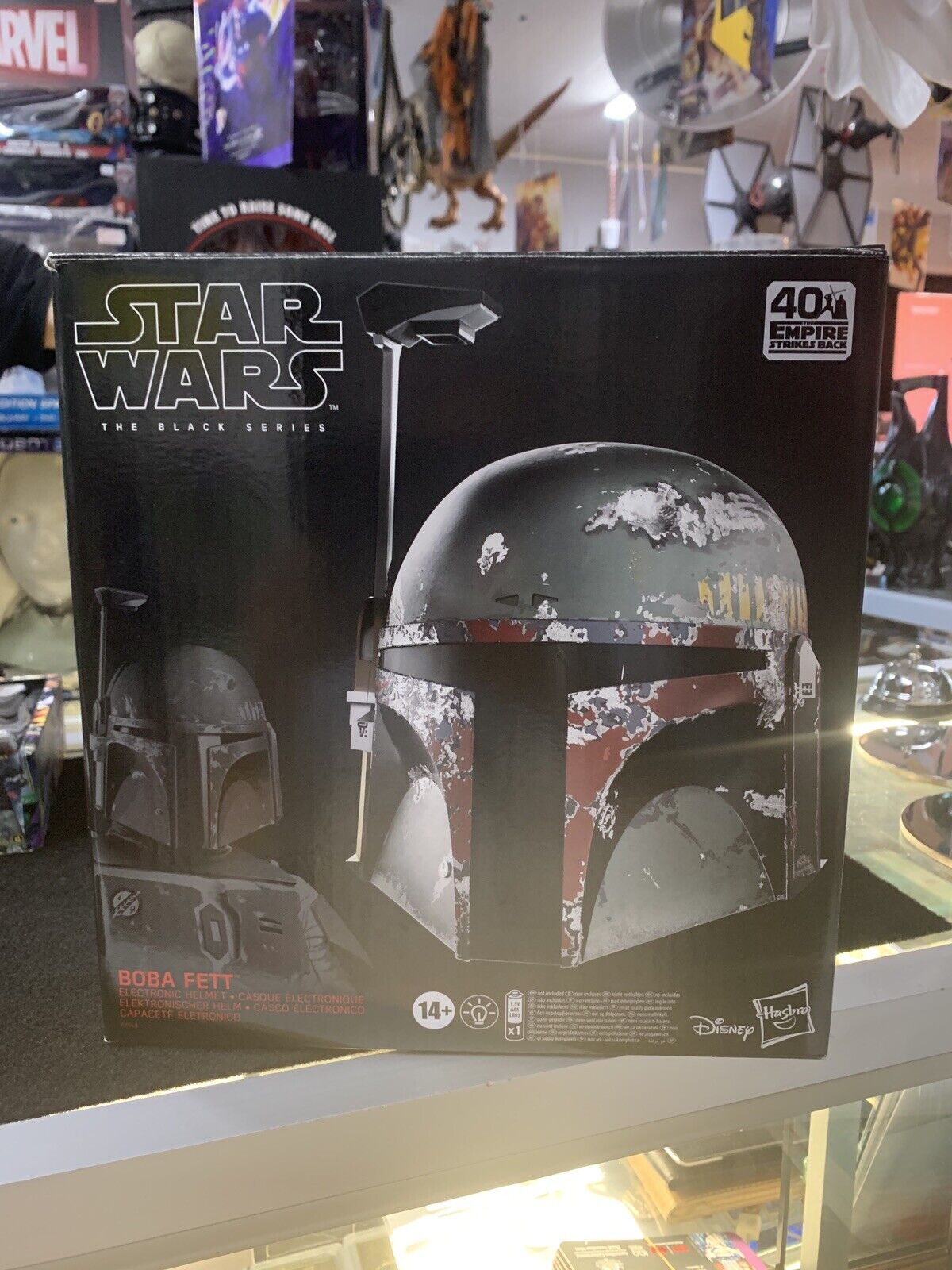 Star Wars Boba Fett The Black Series Re-armored Helmet Item - N06580