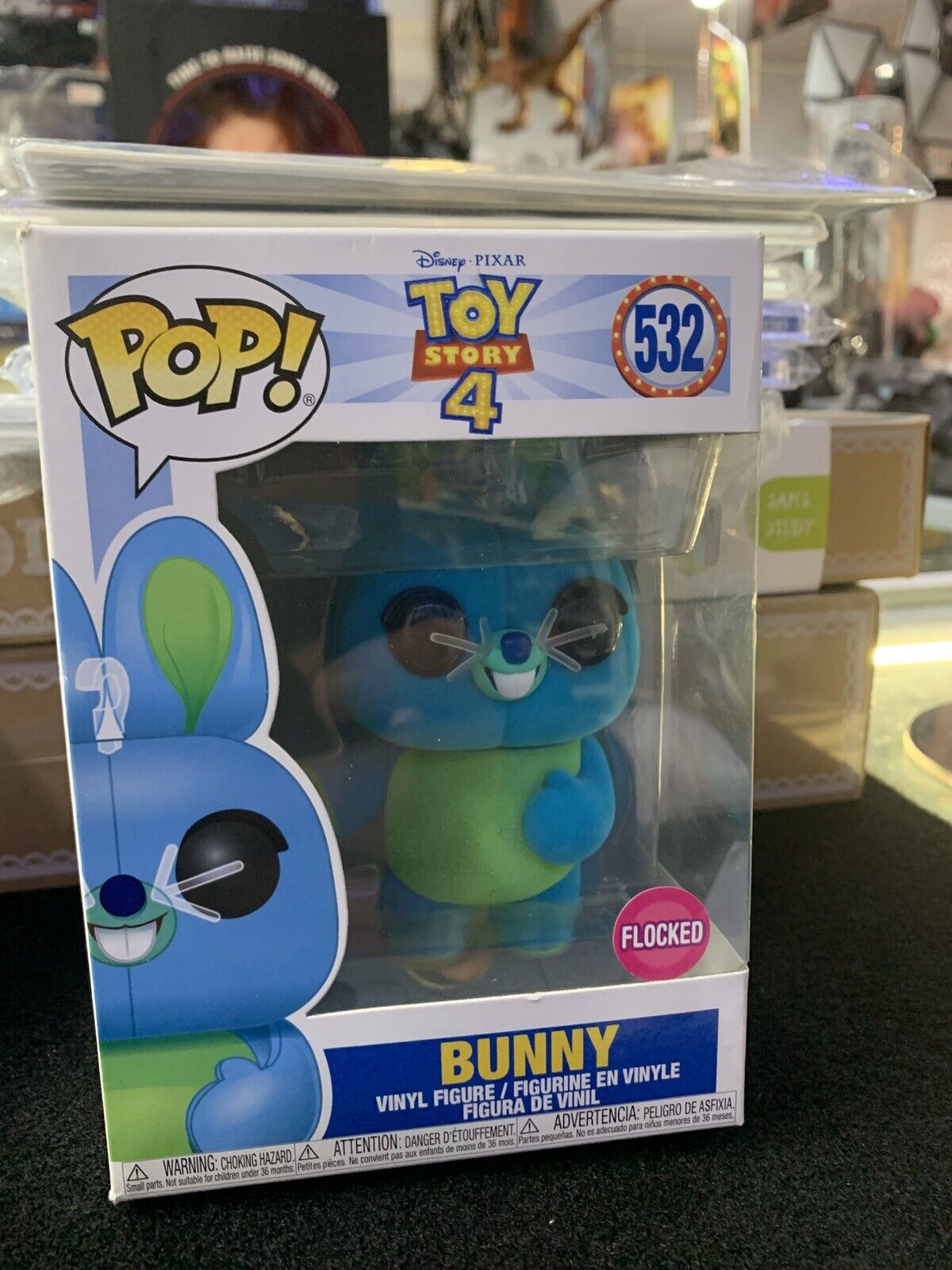Disney Pixar Toy Story 4 #532 Bunny Flocked Funko Pop!