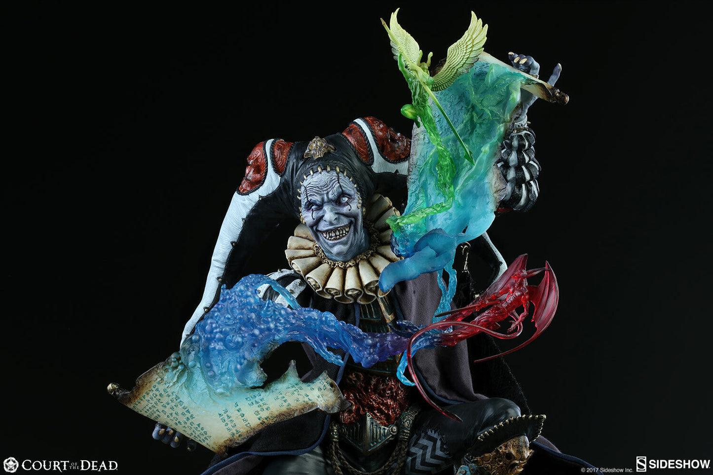 SIDESHOW EXCLUSIVE COURT OF THE DEAD MALAVESTROS DEATHS CHRONICLER FOOL - N06788