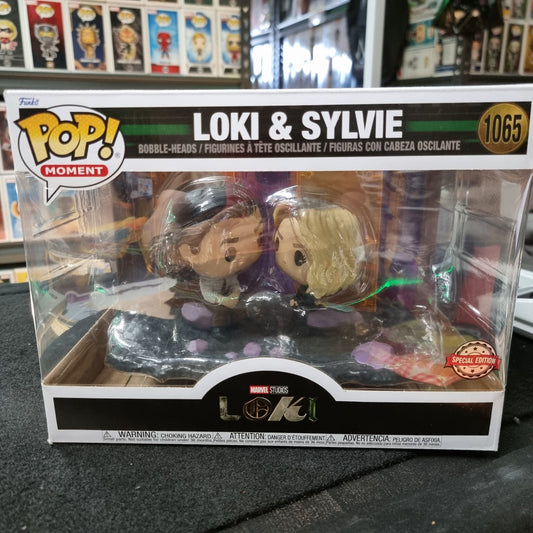 #1065 Marvel Loki  - Loki & Sylvie - Disney+ - Funko Pop! Moment Vinyl