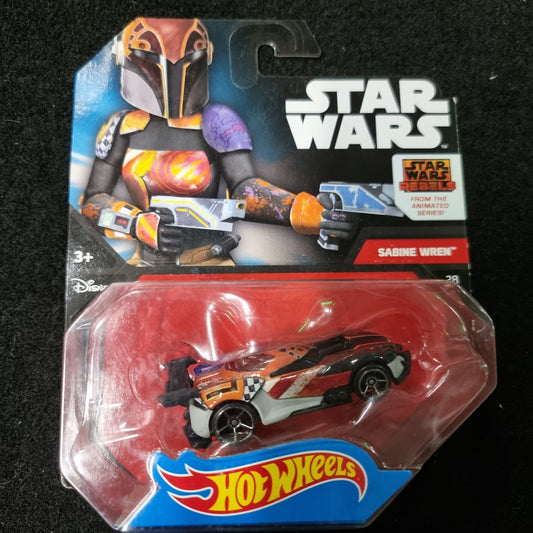 Hot Wheels Star Wars Sabine Wren Character Car