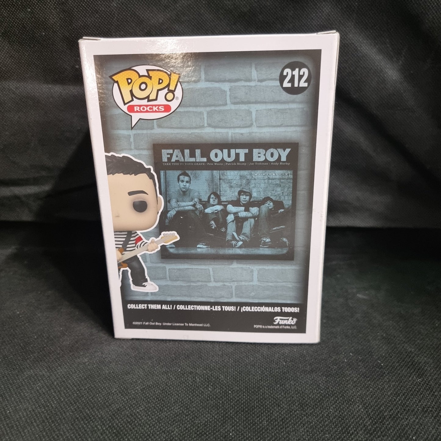 Funko Pop Pete Wentz 212 Fall Out Boy Vinyl Figure
