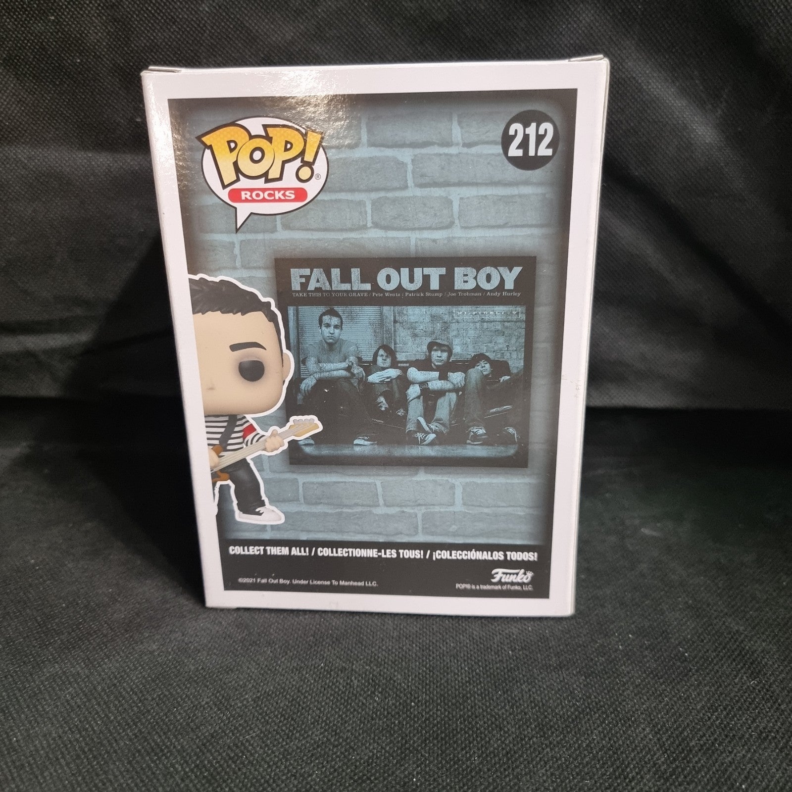 Funko Pop Pete Wentz 212 Fall Out Boy Vinyl Figure