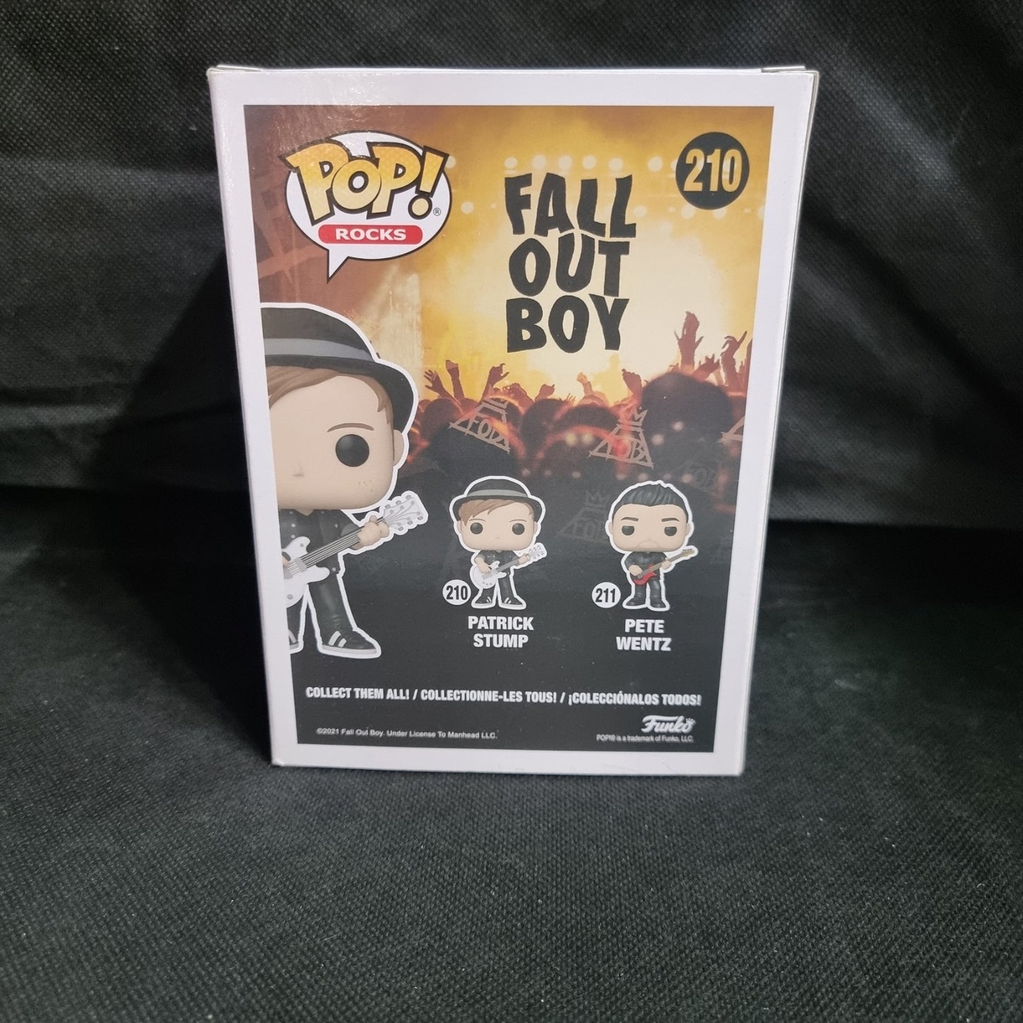 Funko POP Patrick Stump #210 Fall Out Boy Vinyl Figure