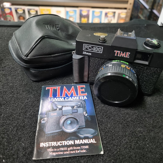 Vintage 80s Time Magazine FC-100 35mm camera UNTESTED