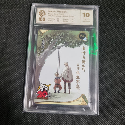 2022 KAYOU NARUTO T4W4 NR-20TH-001 NARUTO UZUMAKI ICG 10 PERFECT 
