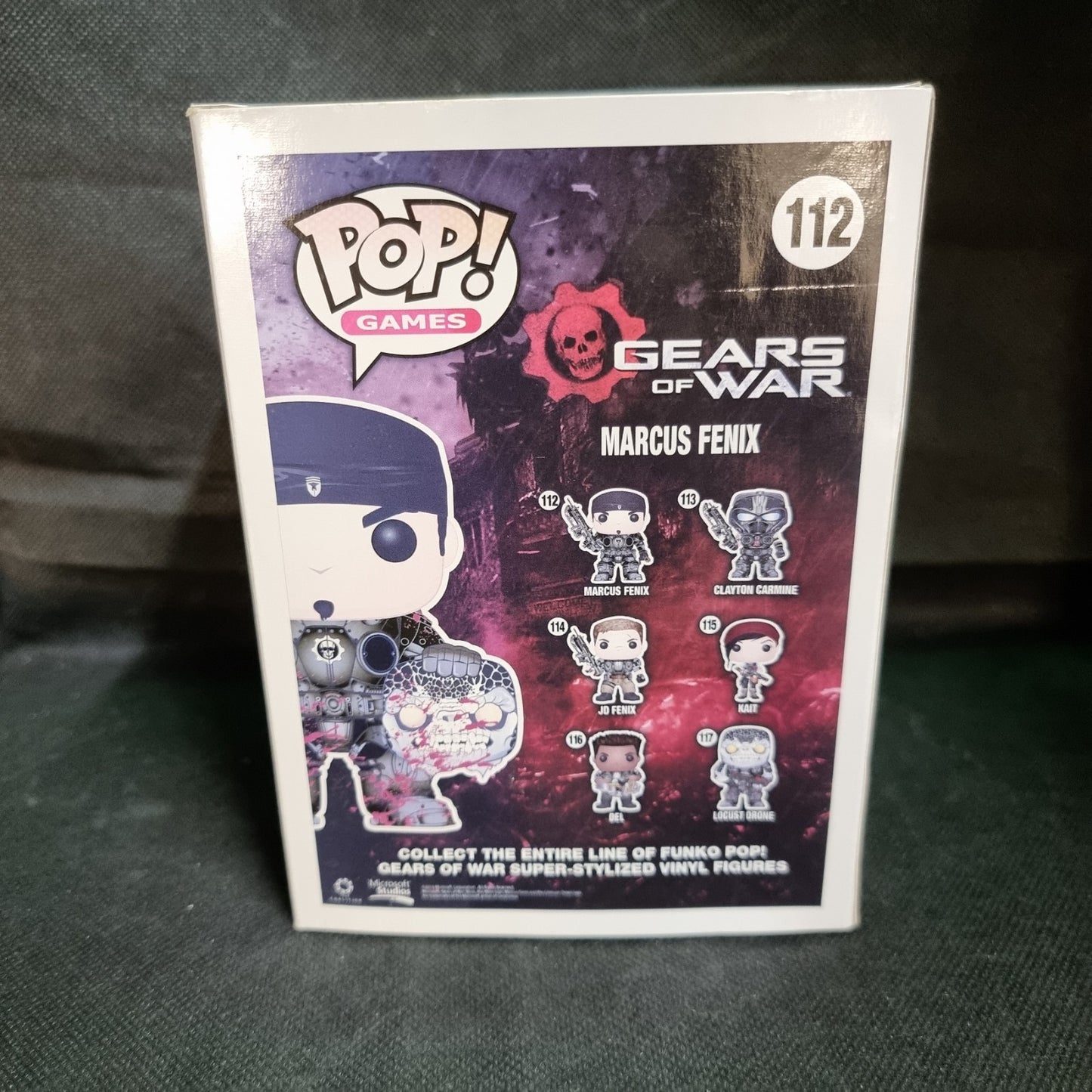 Funko POP! Gears of War Marcus Fenix #112  Summer Convention 2016 Exclusive