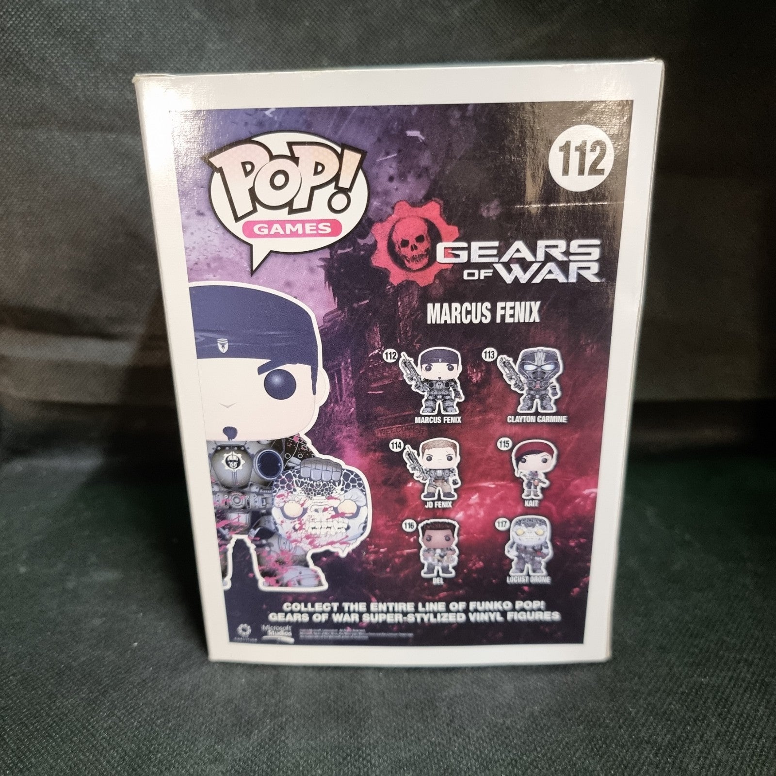 Funko POP! Gears of War Marcus Fenix #112  Summer Convention 2016 Exclusive