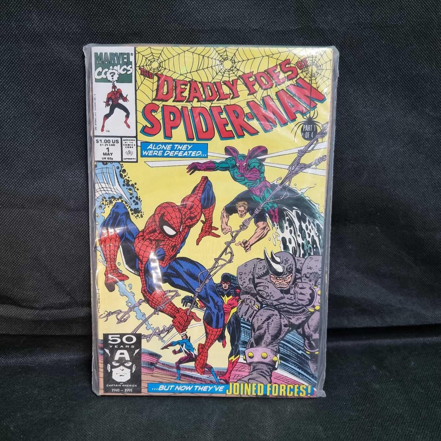 Deadly Foes of Spider-man #1, 1991 Stan Lee era classic, Copper age