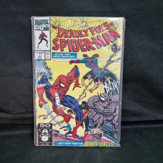 Deadly Foes of Spider-man #1, 1991 Stan Lee era classic, Copper age