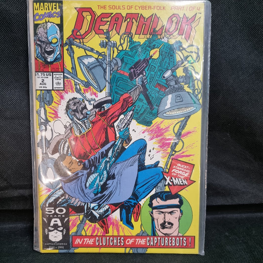 Comic Book, Deathlok vs Doom #2 1991 Marvel