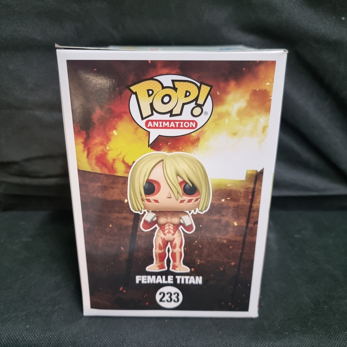 Female Titan Pop 233 Glow - Attack on Titan Funko Pop! Vinyl 2022 - Vaulted