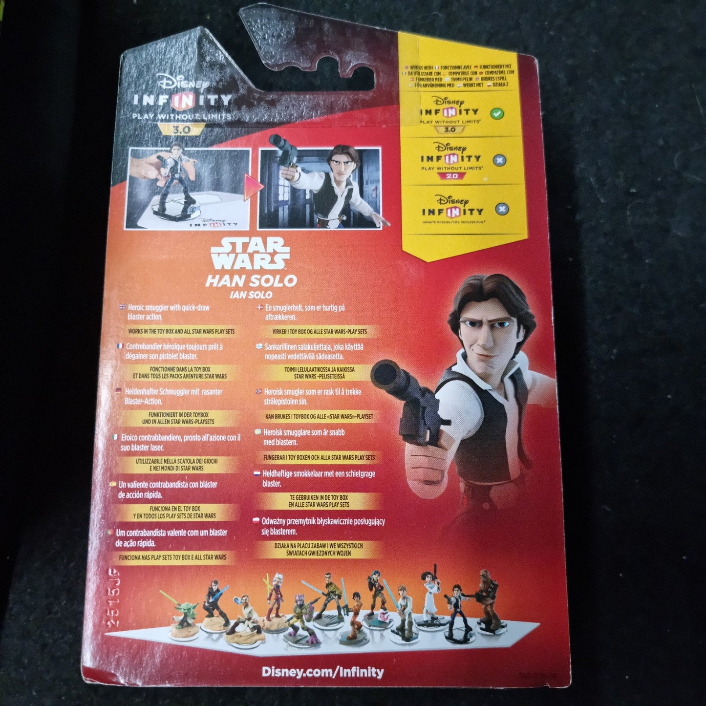 BRAND NEW! DISNEY INFINITY EDITION 3.0 STAR WARS HAN SOLO FIGURE!