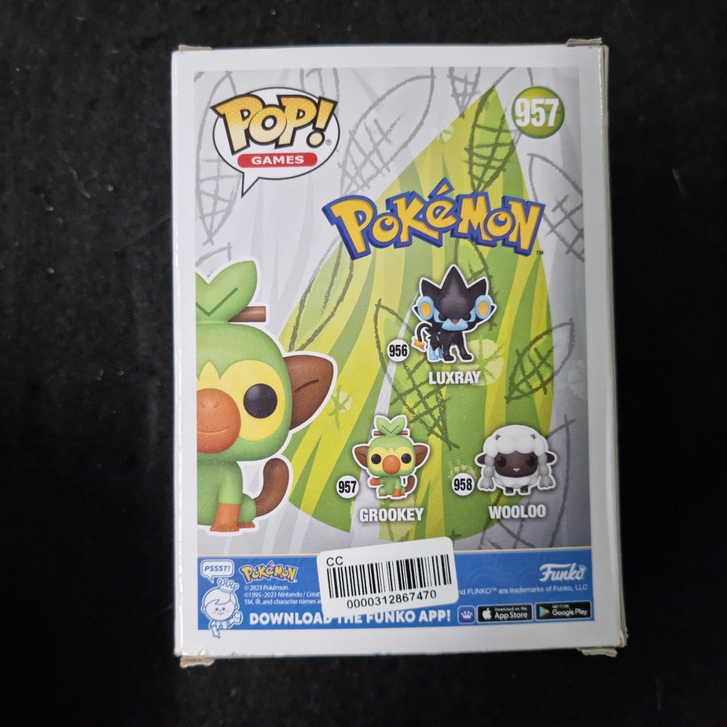 Funko POP Grookey #957 Pokemon Vinyl Figure