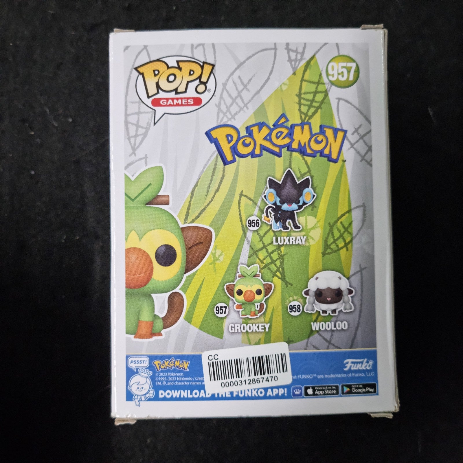 Funko POP Grookey #957 Pokemon Vinyl Figure