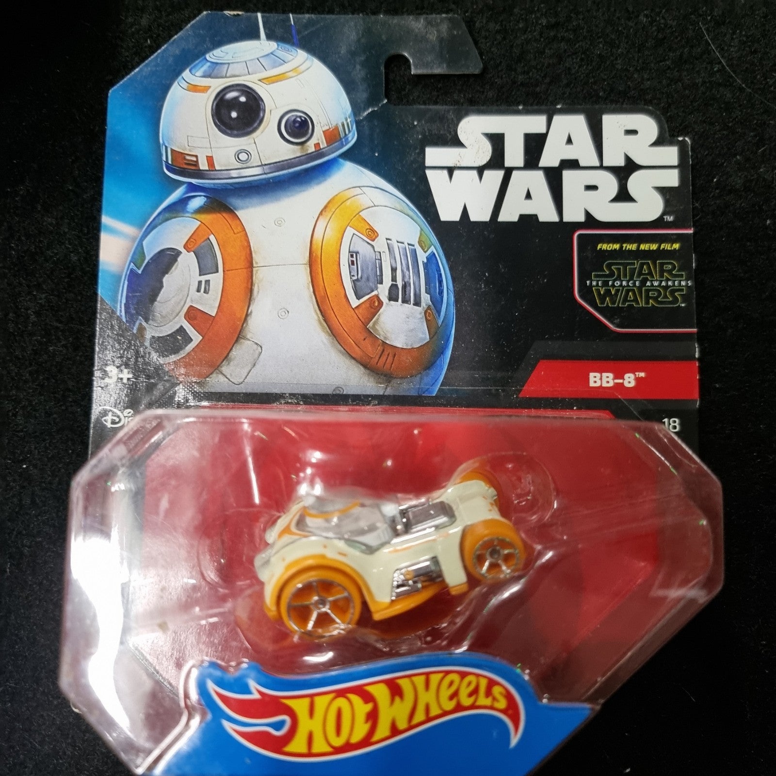 STAR WARS BB-8 Character Car 1:64 HOT WHEELS