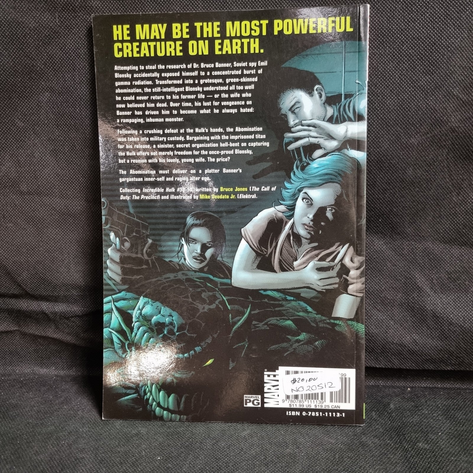 Marvel Comics The Incredible Hulk Abominable 